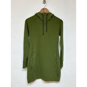 American Giant Hoodie Dress Green Size Extra Small